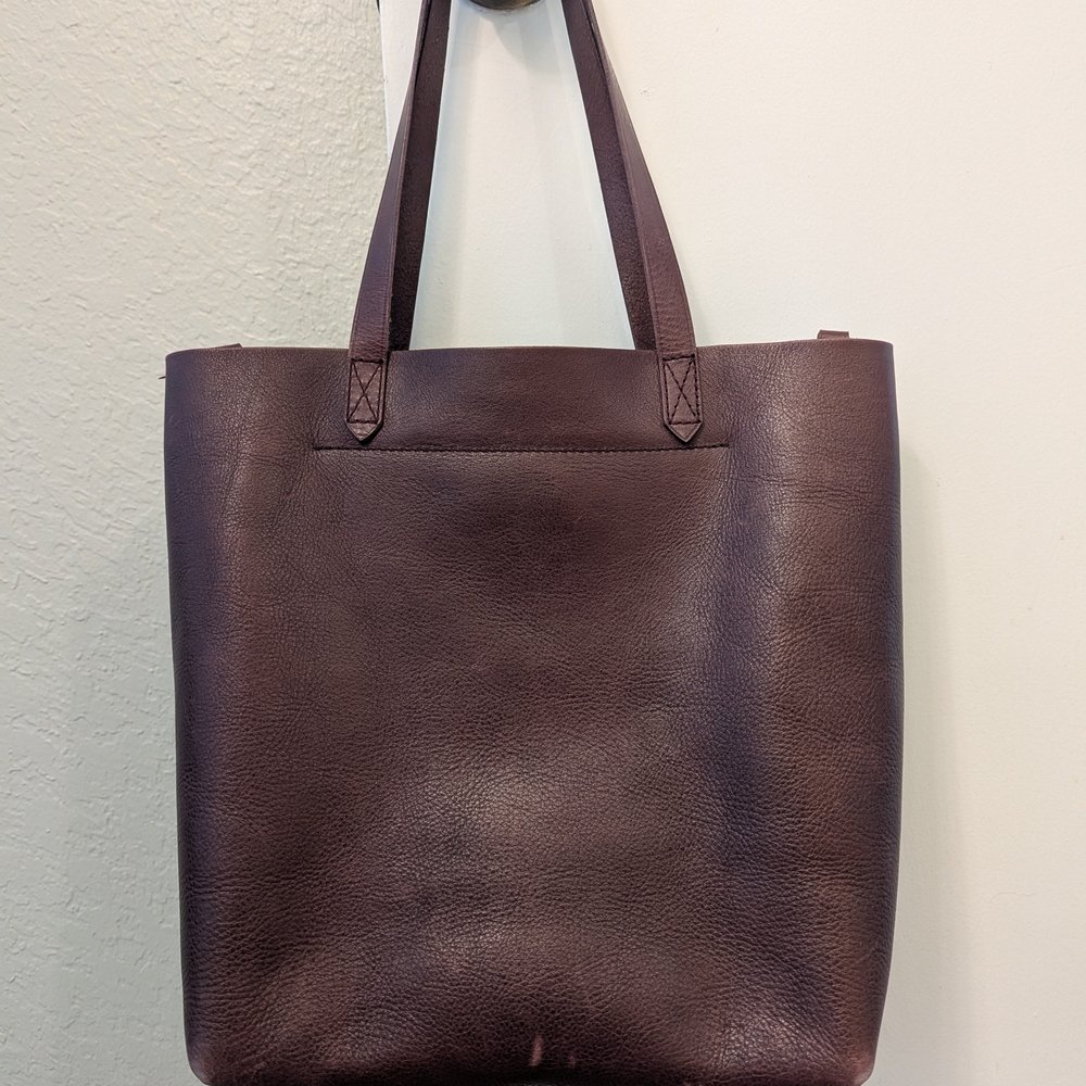 Madewell Medium Leather Transport Tote - Picture 4 of 13